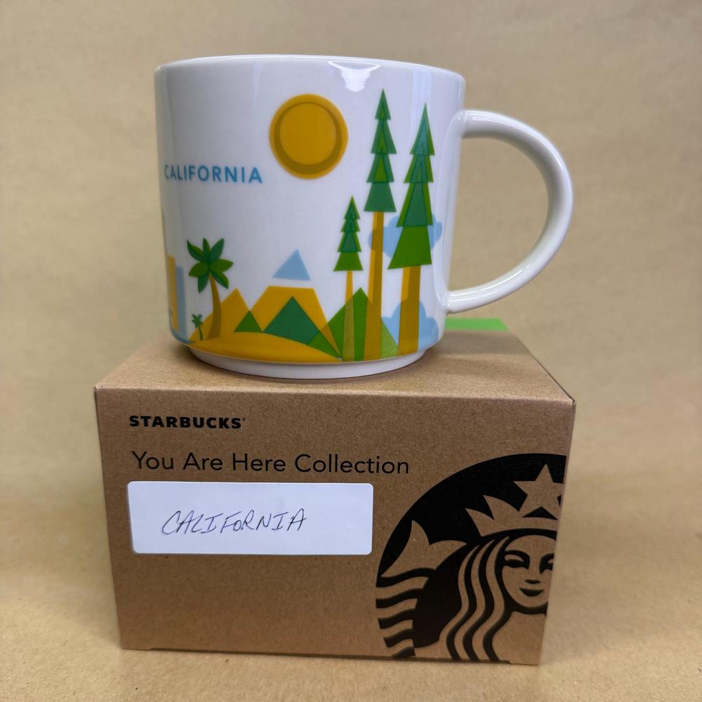 Starbucks You Are Here Series California Mug NIB-2012