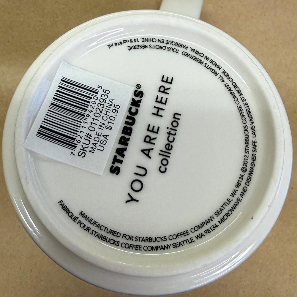 Starbucks You Are Here Series California Mug NIB-2012
