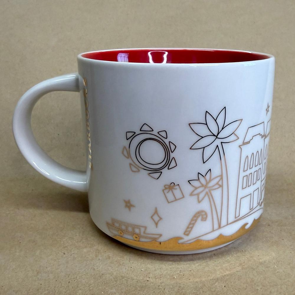 Starbucks You Are Here Series Singapore Gold Holiday Mug NIB-2018