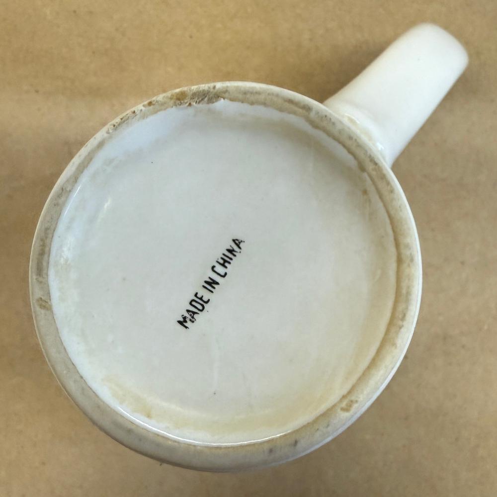 Caribou Coffee Old Logo White Mug