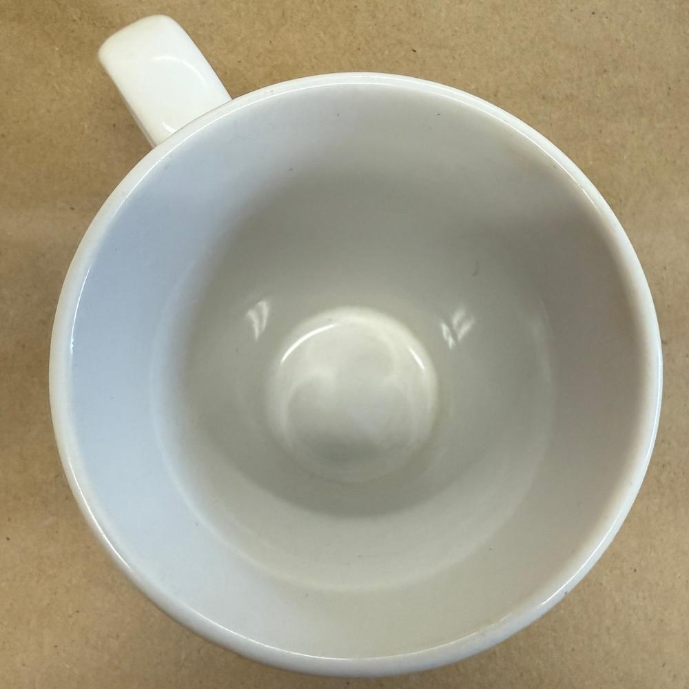 Caribou Coffee Old Logo White Mug