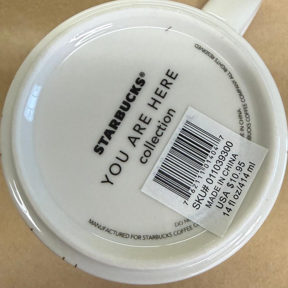 Starbucks You Are Here Series Hawaii Gold Holiday Mug NIB-2017