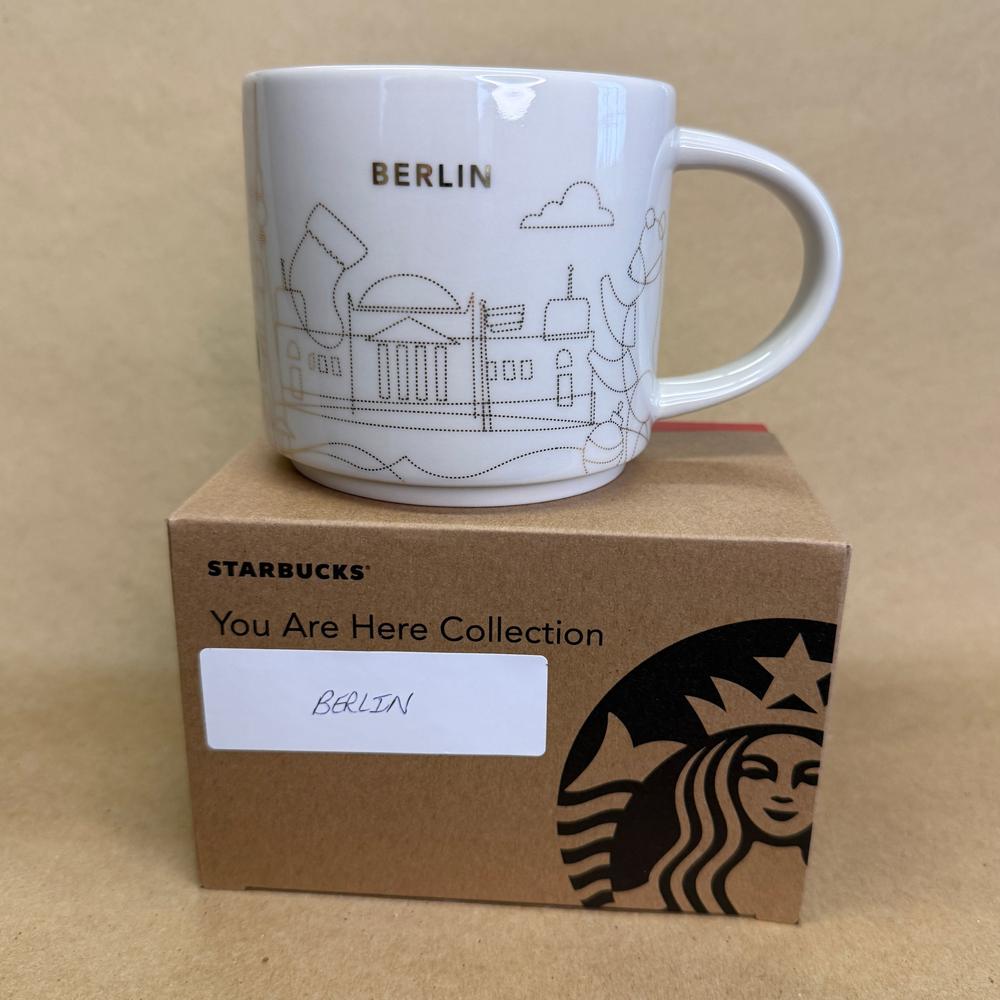 Starbucks You Are Here Series Berlin Gold Holiday Mug NIB-2016