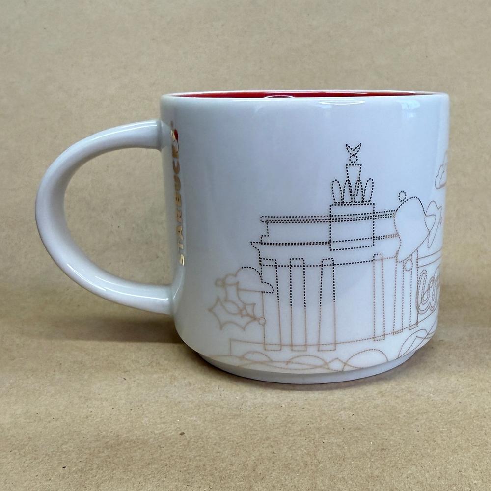 Starbucks You Are Here Series Berlin Gold Holiday Mug NIB-2016