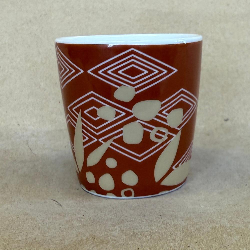 Starbucks Ethiopia Brown Tribal Expresso Mug-2013