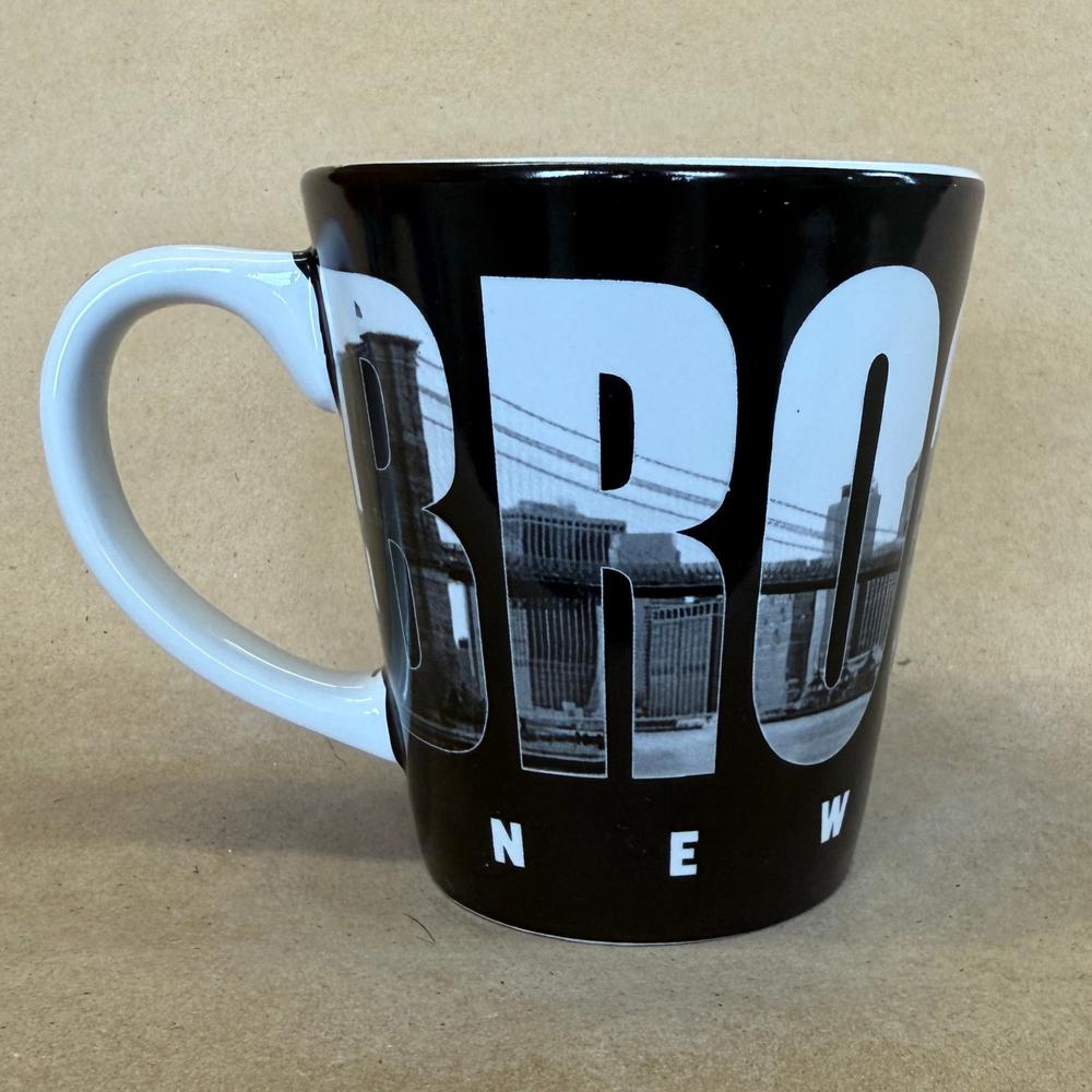 Jay Joshua Brooklyn New York Black & White Mug
