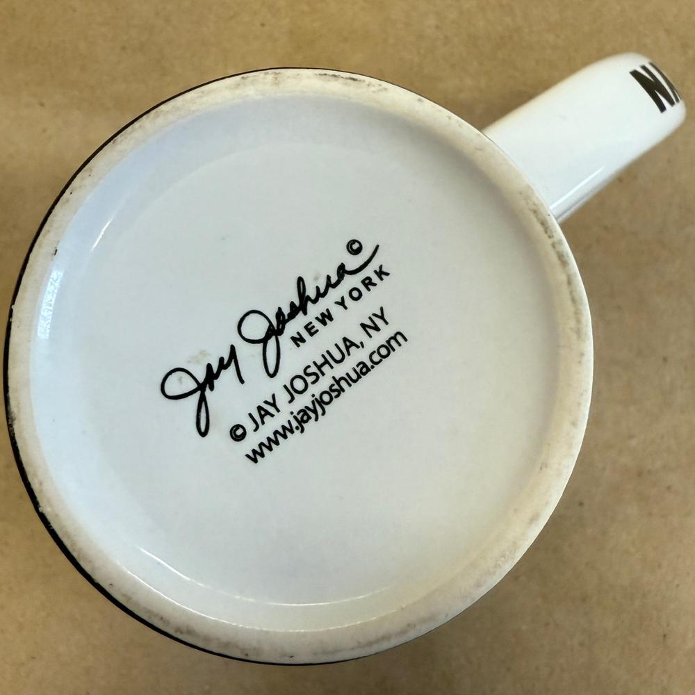 Jay Joshua Brooklyn New York Black & White Mug