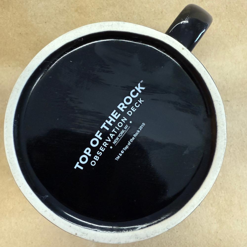 NYC Top of The Rock Observation Deck Embossed Mug-2010