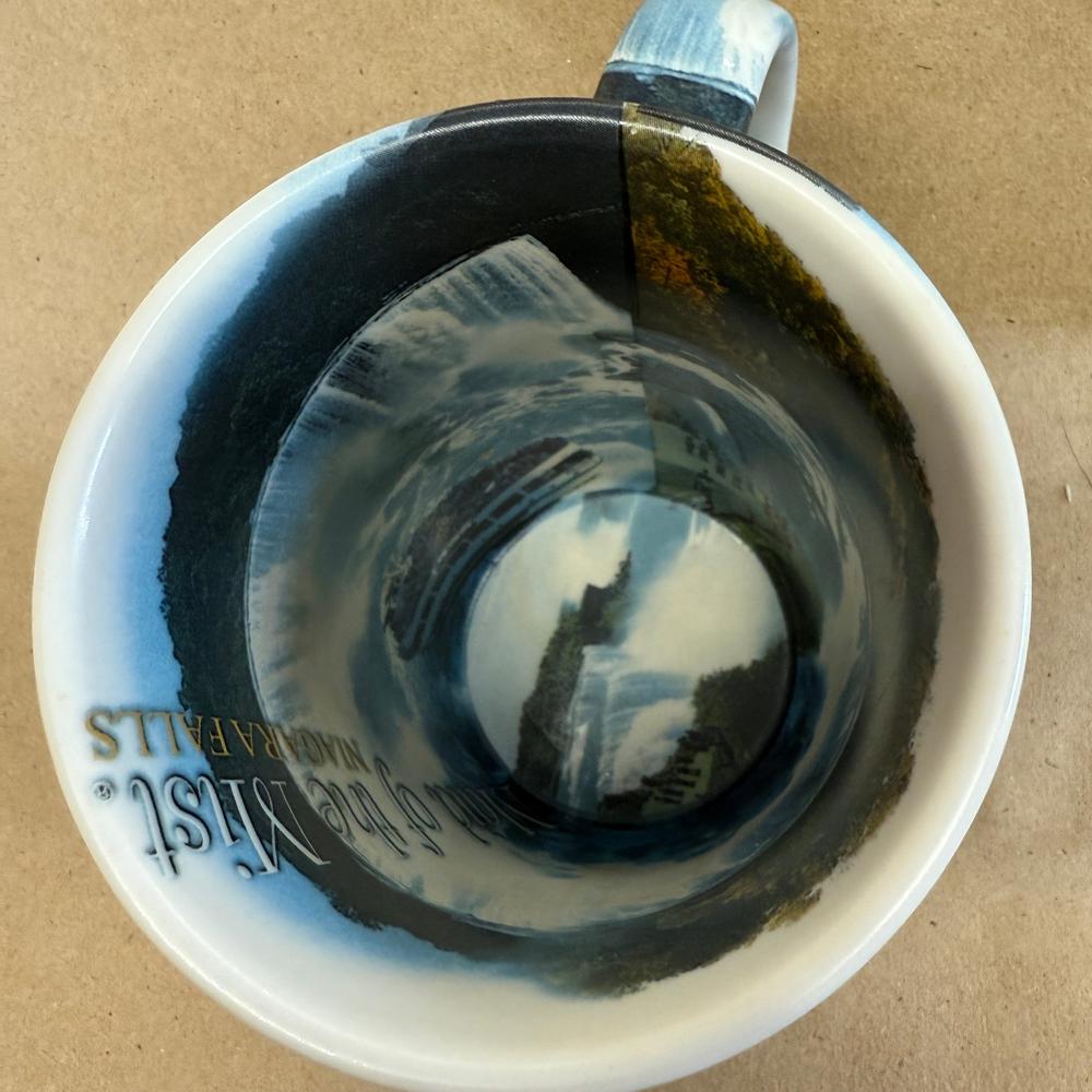 Niagara Falls Maid of the Mist Painted Landscape Mug