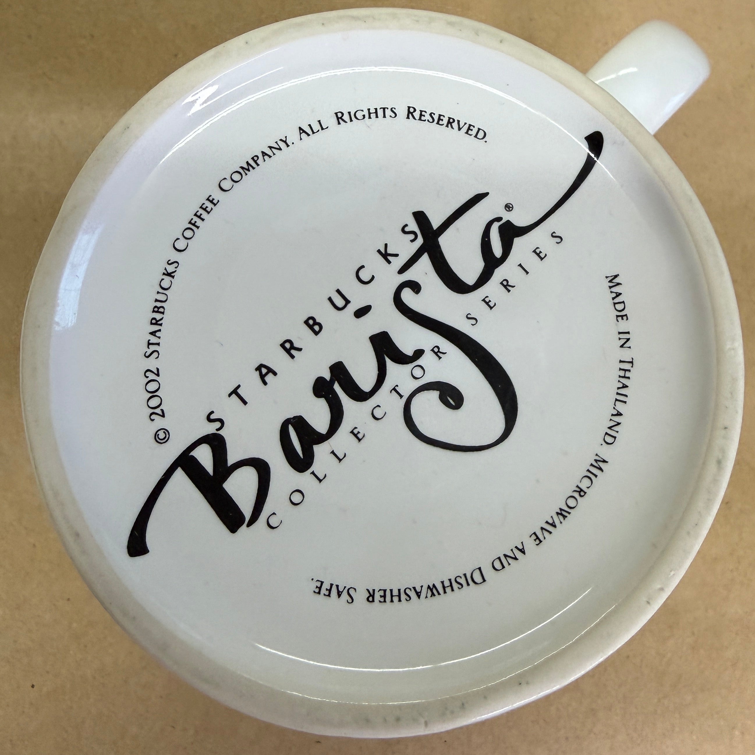 Starbucks Barista Seattle Embossed Mug-2003