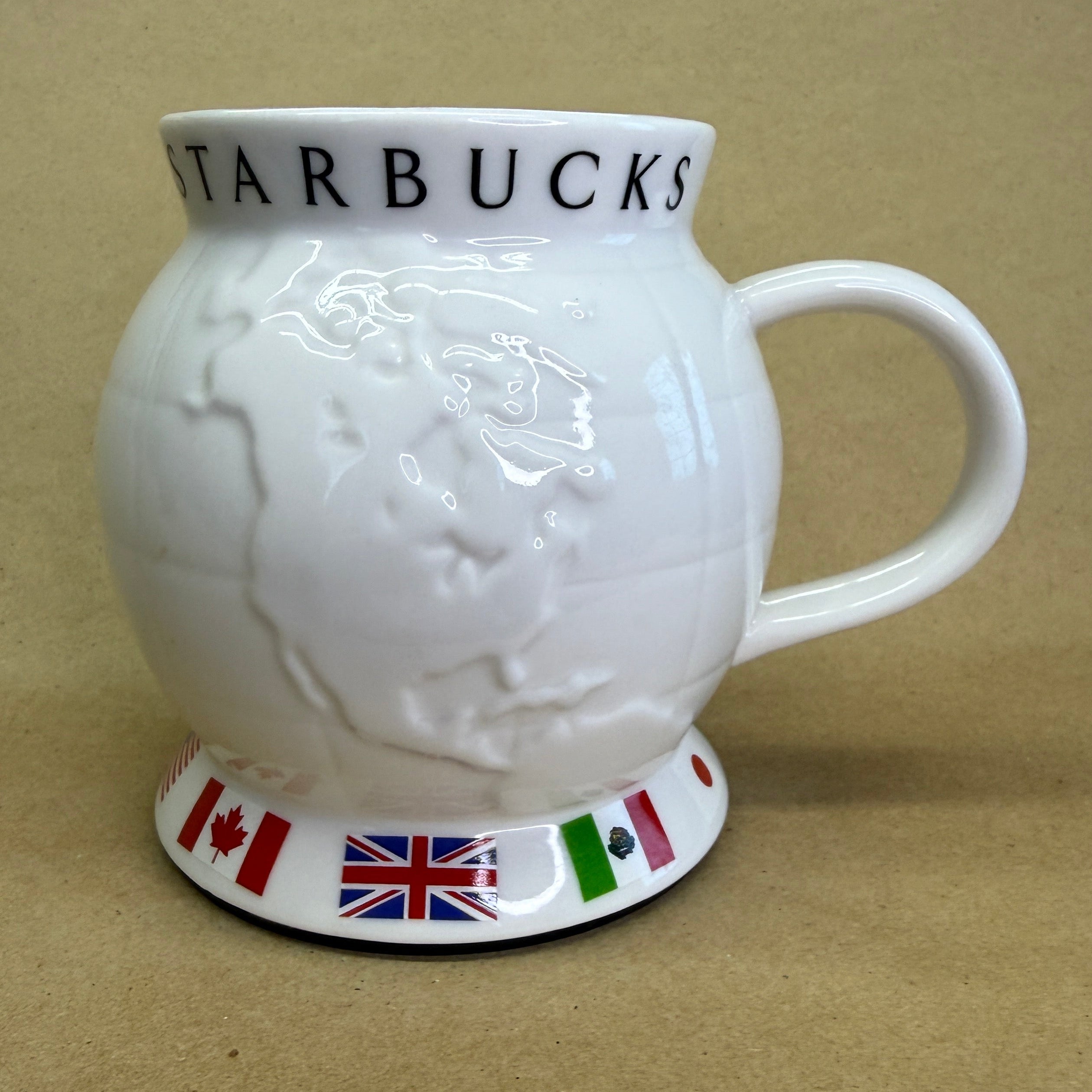 Starbucks Barista World Globe with Lid Mug-2002