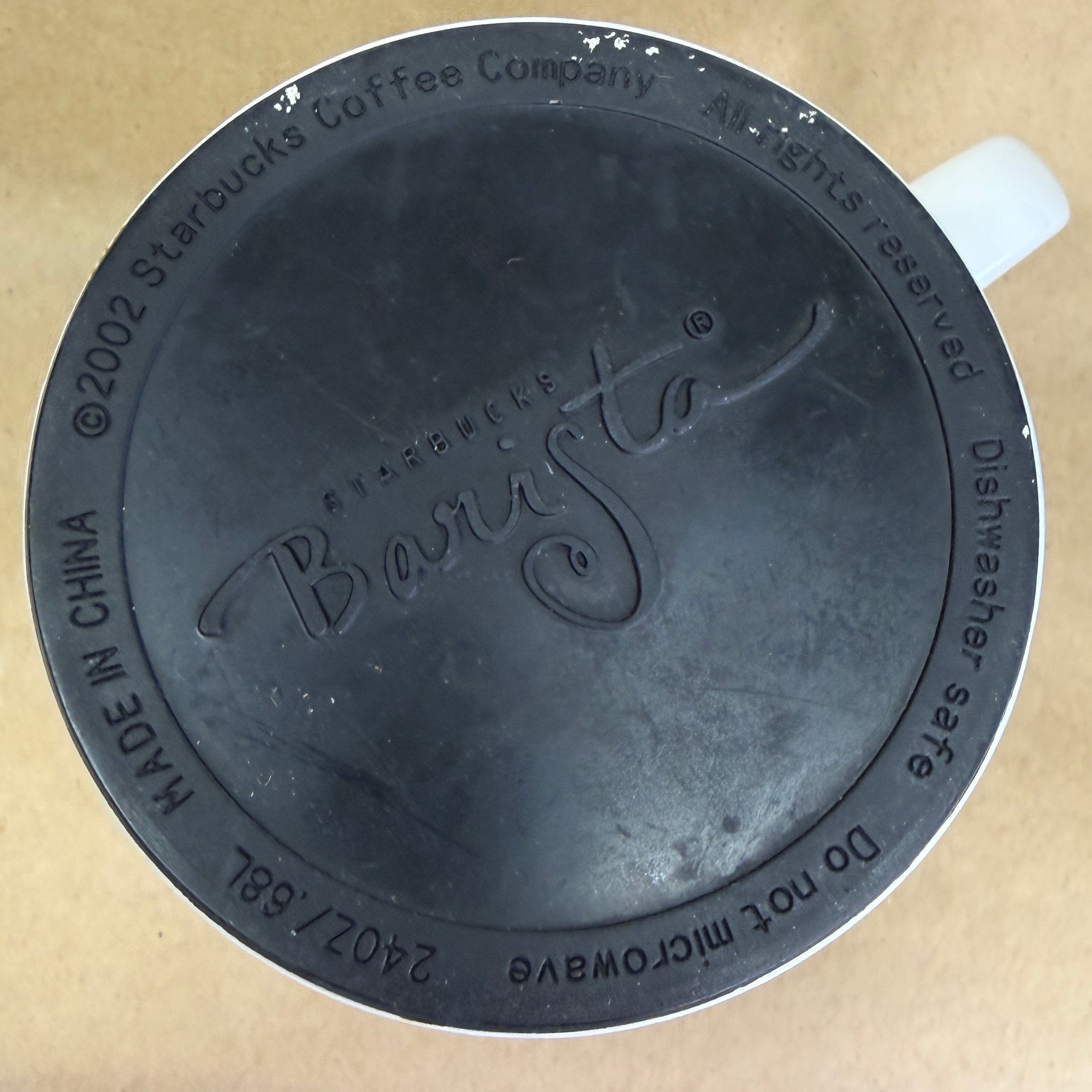 Starbucks Barista World Globe with Lid Mug-2002