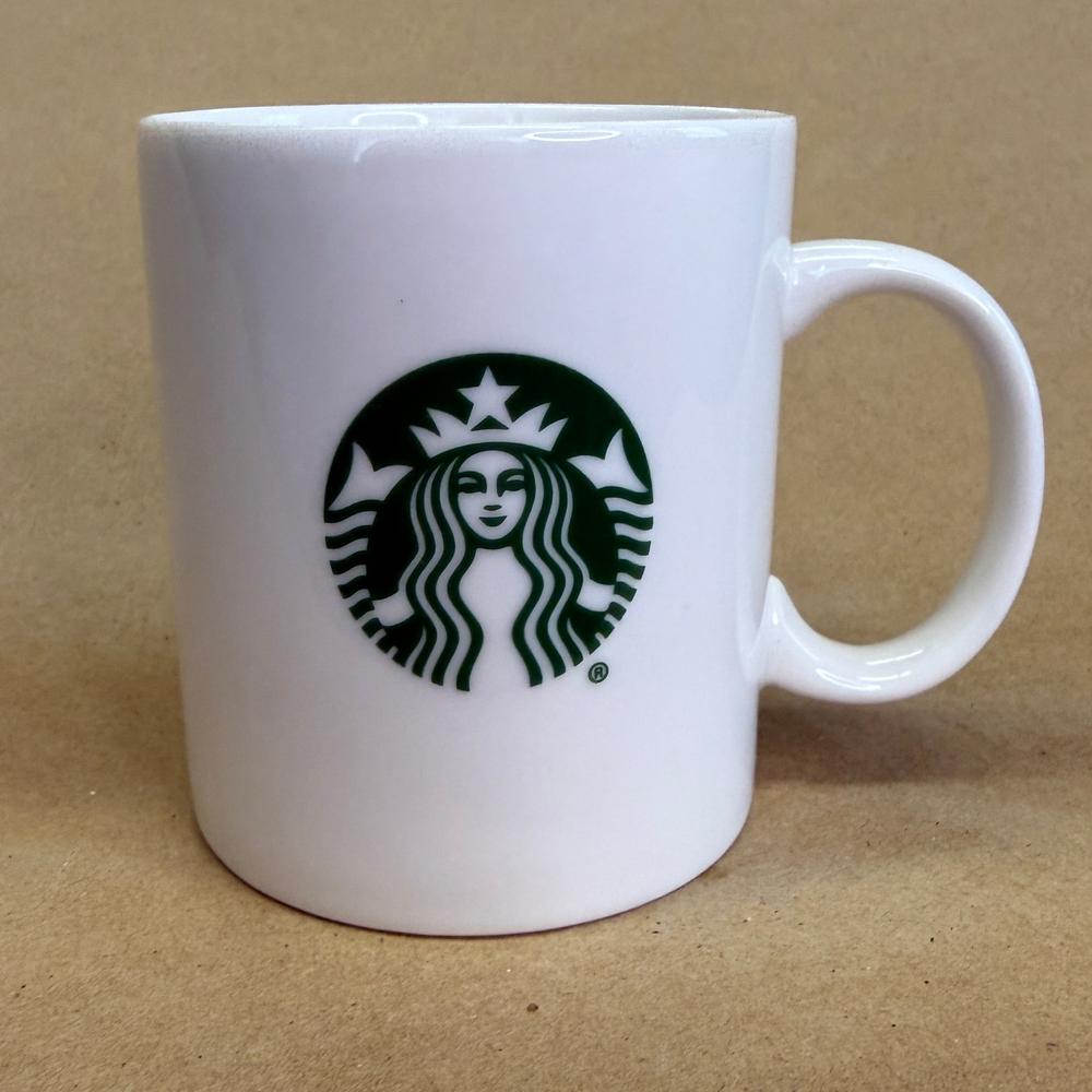 Starbucks White Green Siren Square Mug-2016