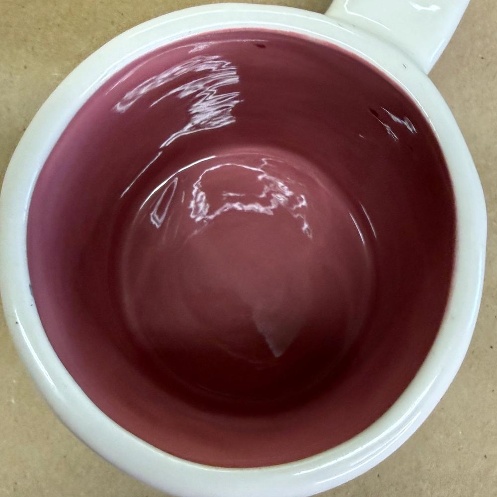 Starbucks Hand Painted White Pink Inspire Blossom Mug-2008