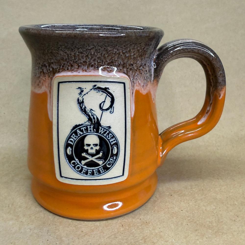 Death Wish Coffee Cauldron Aged Pumpkin Deneen Pottery Mug-2019 #1067/3500