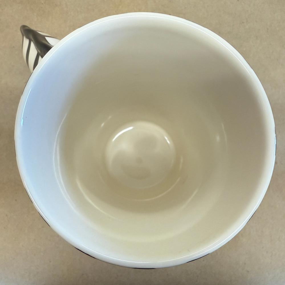 World Market Tall Zebra Neck Handle Mug