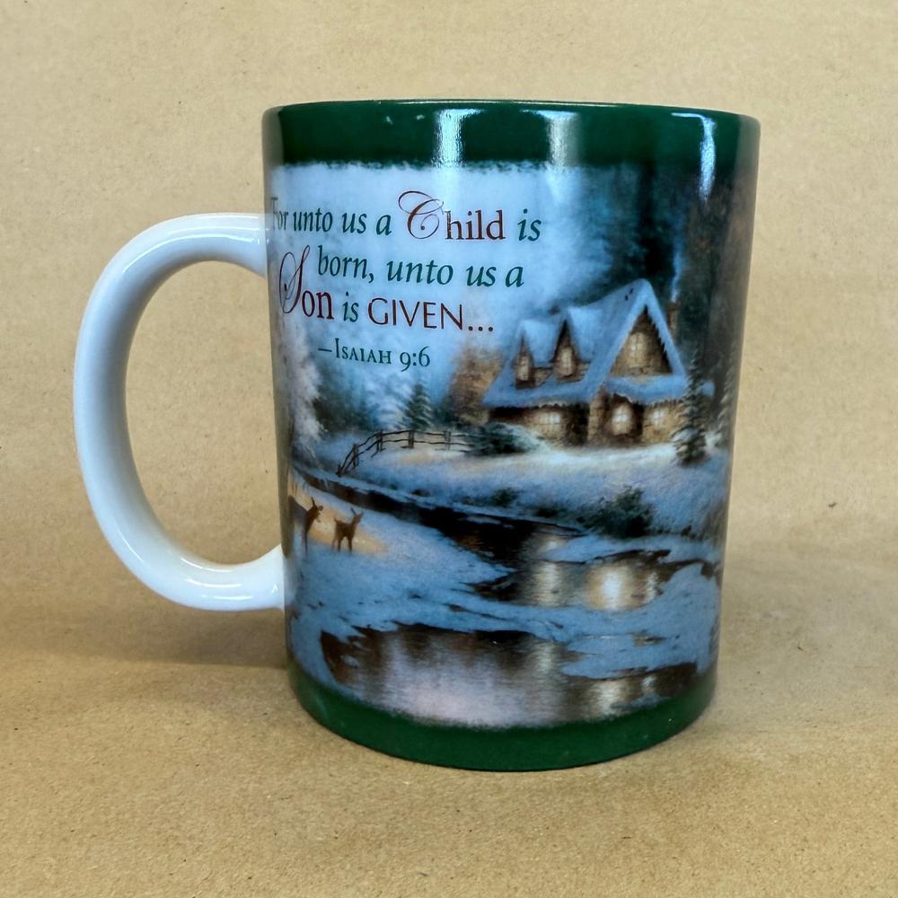 Thomas Kinkade Deer Creek Cottage AMCAL Mug