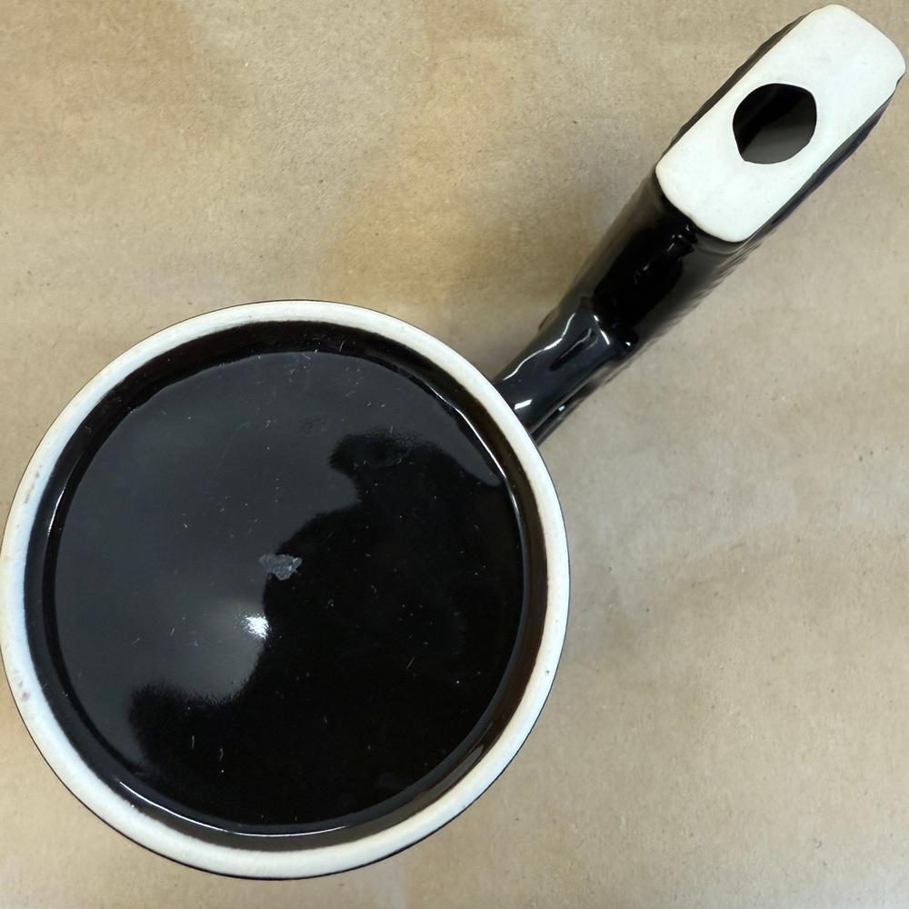 Black Pistol Gun Handle Mug