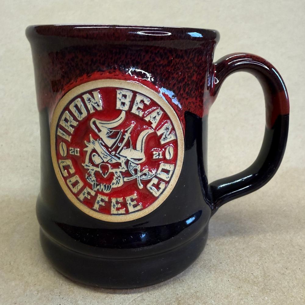 Iron Bean Coffee Dylan the Viking Mystic Mug Signed By Nile Deneen Pottery Mug-2021