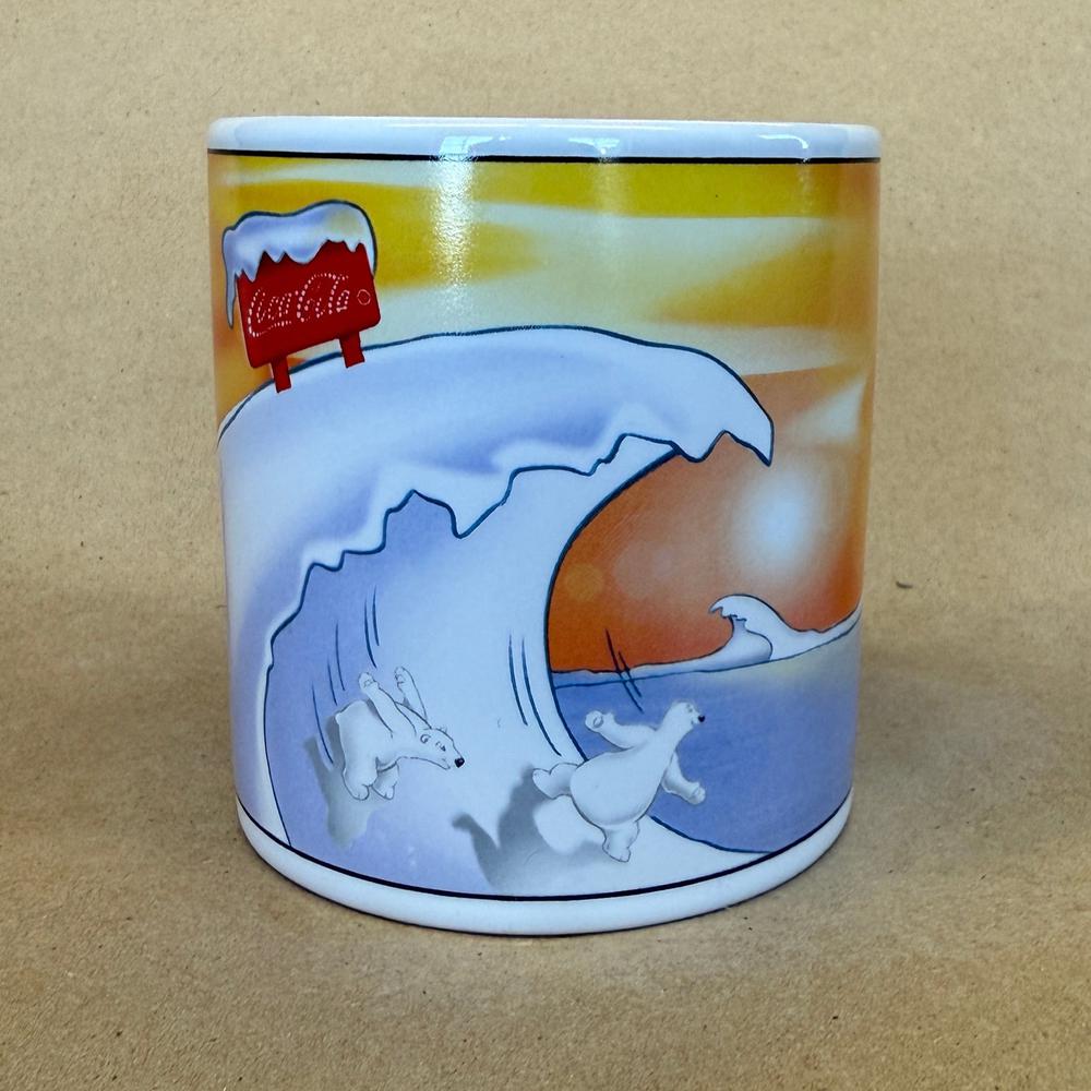 Coca-Cola Polar Bears Surfing by Sakura Mug