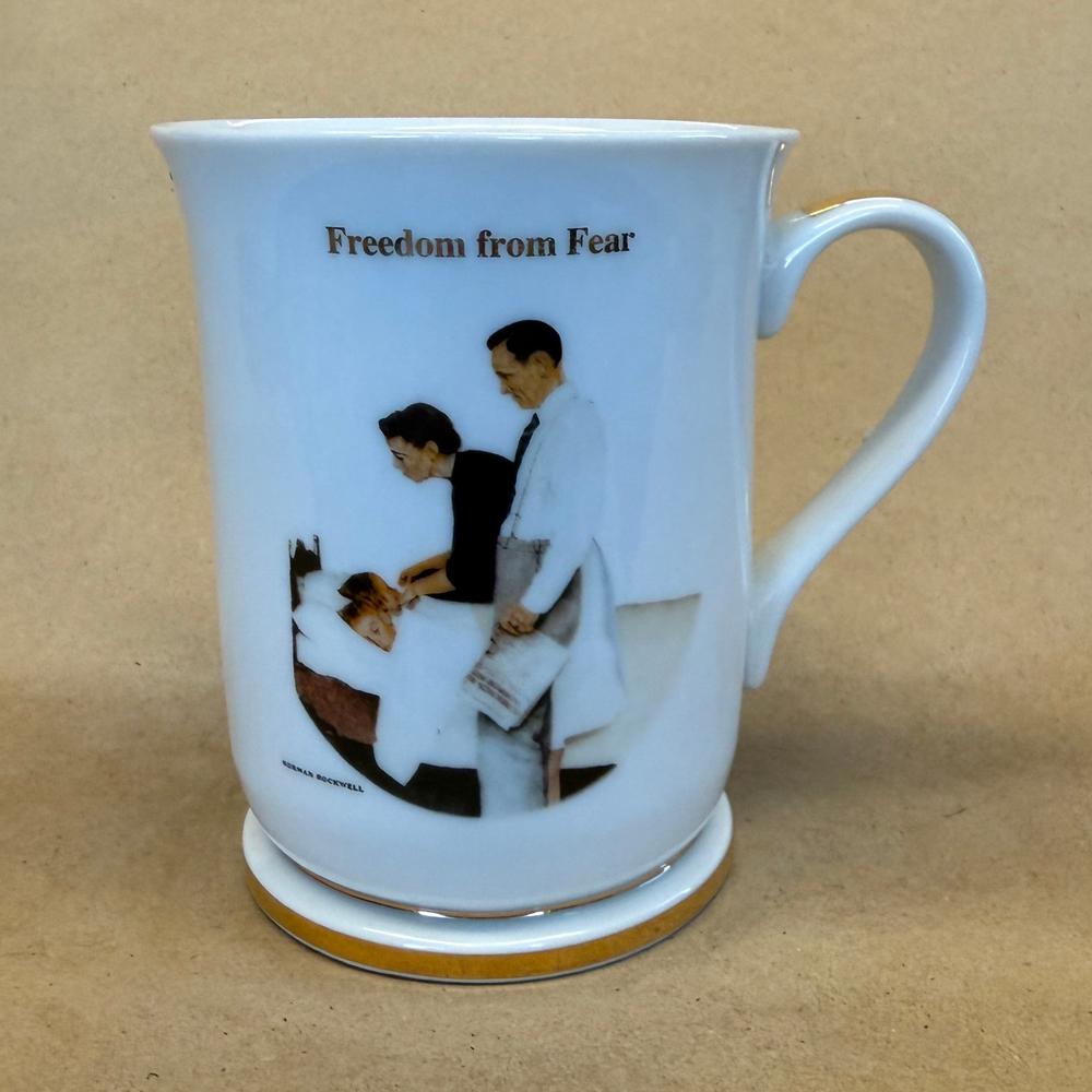 Norman Rockwell Freedom From Fear Mug