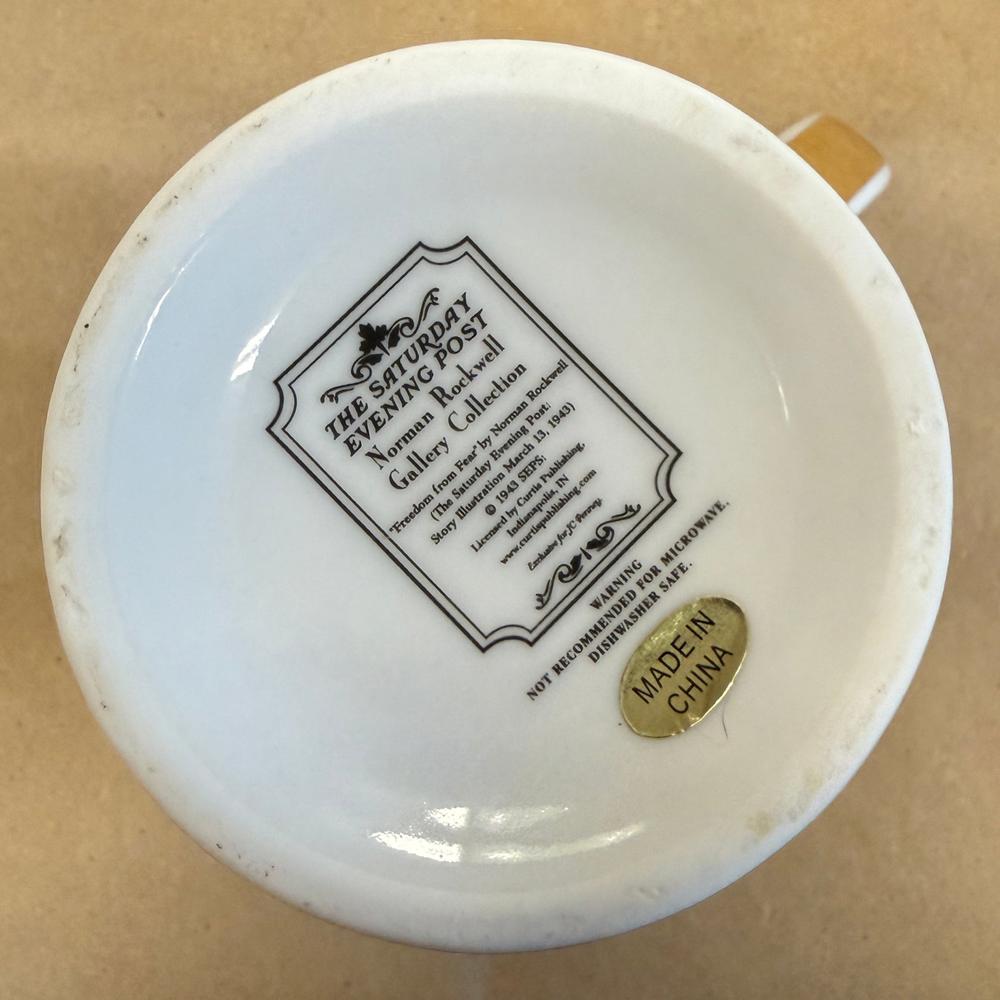 Norman Rockwell Freedom From Fear Mug