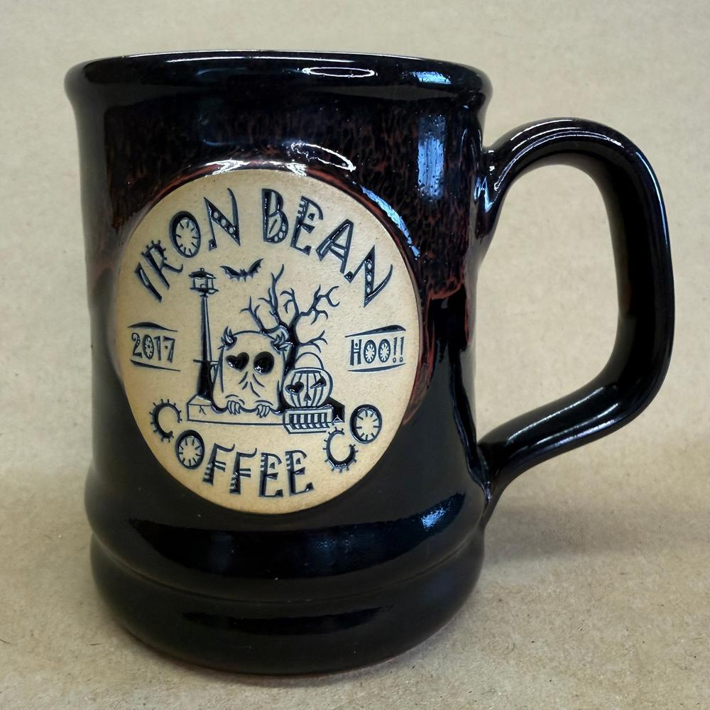 Iron Bean Coffee Halloween Nori Ramsey Deneen Pottery Mug-2017
