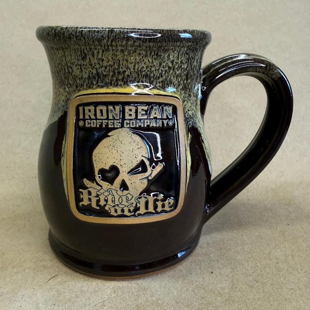 Iron Bean Coffee Ride or Die Deneen Pottery Mug-2025