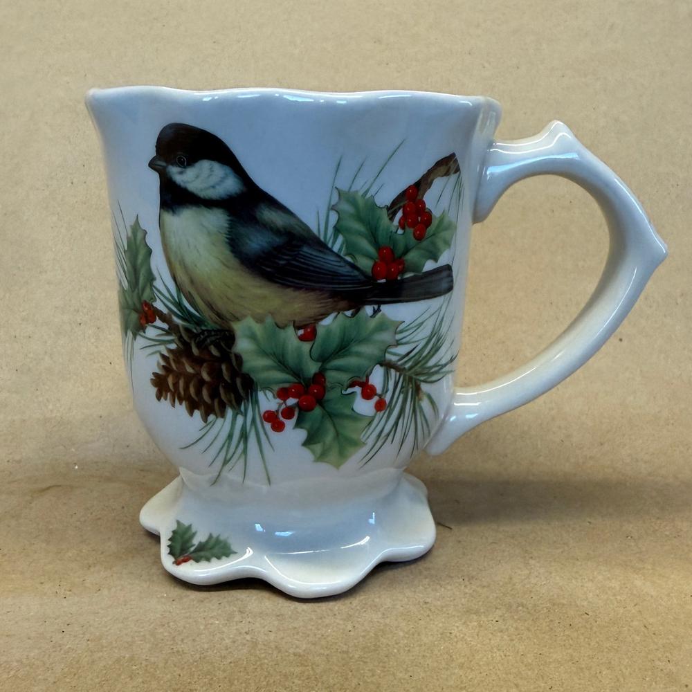 Cracker Barrel Season of Peace Chickadee Mug