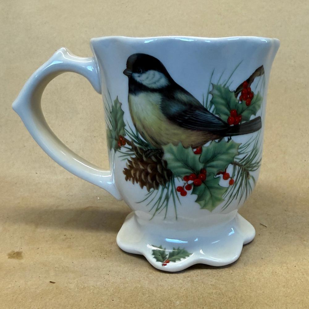Cracker Barrel Season of Peace Chickadee Mug