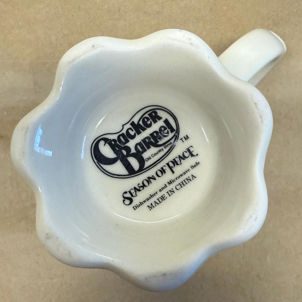 Cracker Barrel Season of Peace Chickadee Mug