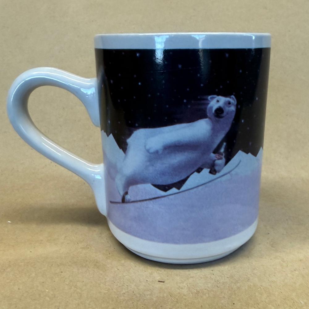 Coca-Cola Ski Jumping Polar Bear by Gibson Mug-1996