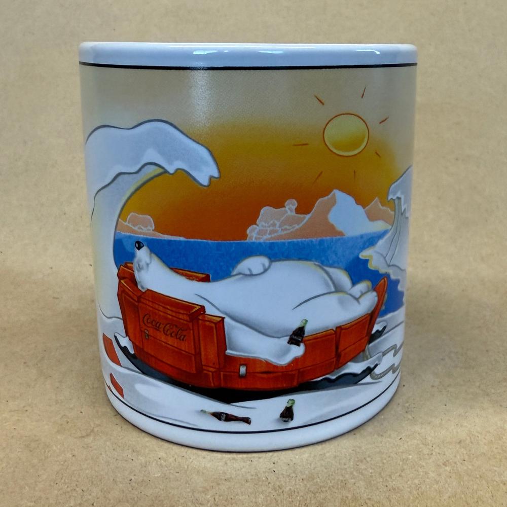 Coca-Cola Sun Bathing Polar Bear by Sakura Mug