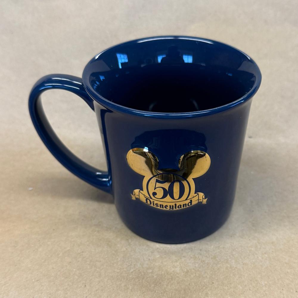Disneyland 50th Anniversary Mouse Ears Logo Mug-2005