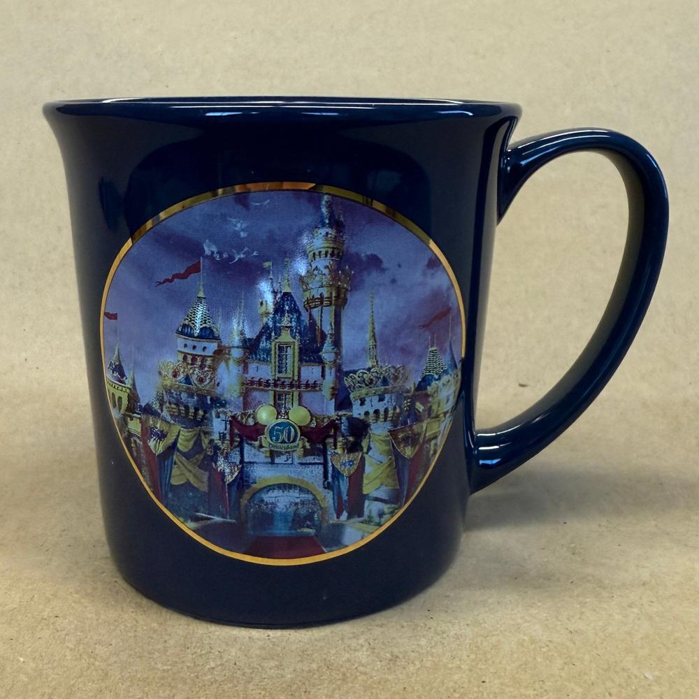 Disneyland 50th Anniversary Mouse Ears Logo Mug-2005