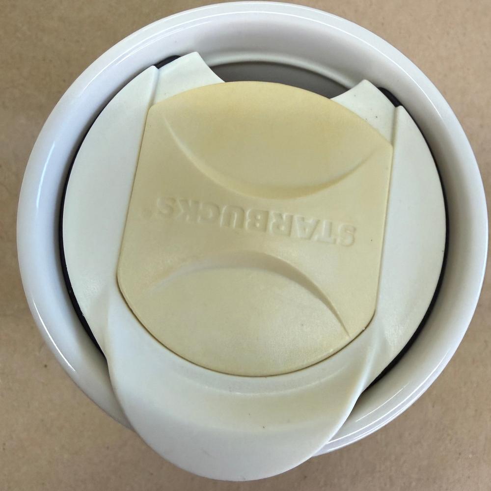 Starbucks New Bone China Green Silicone Tumbler with Lid-2012