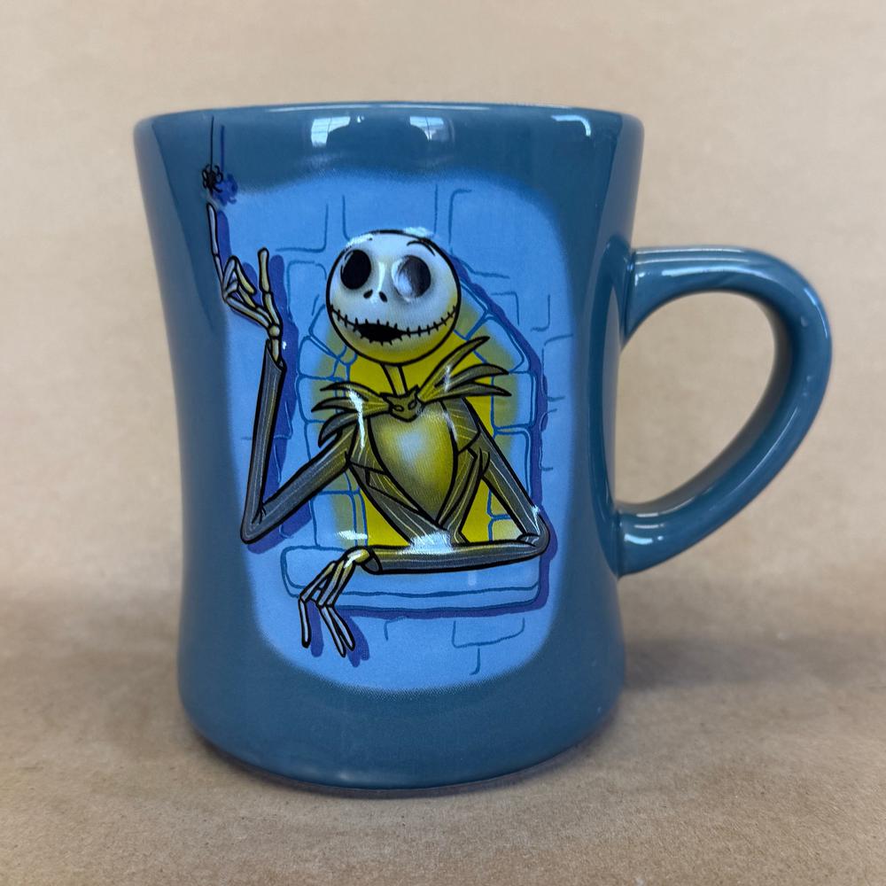Disney Nightmare Before Christmas Jack Skellington Window Embossed Mug
