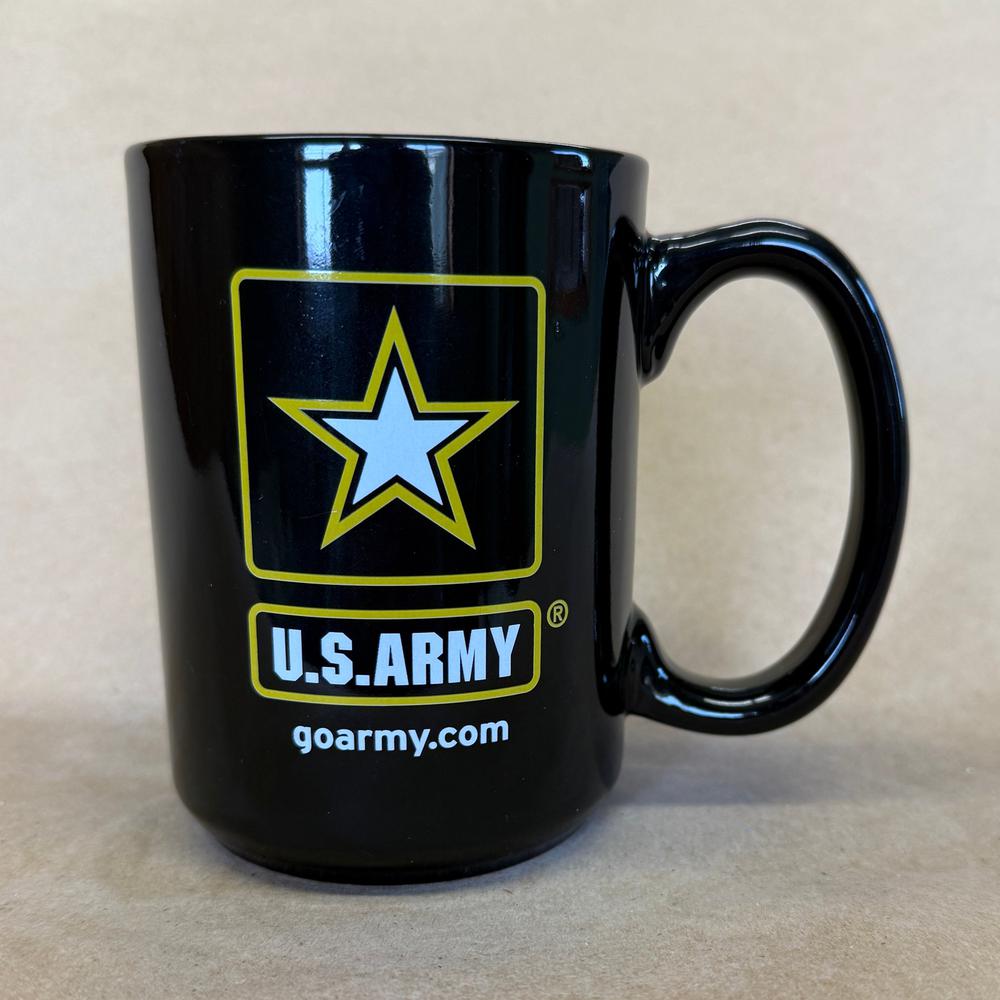 US Army Go Army Reserve Black Mug