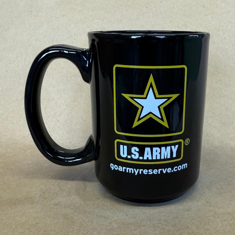 US Army Go Army Reserve Black Mug