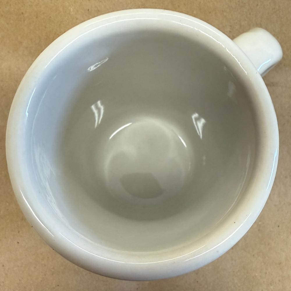 Bob Williams Towing Red VW Beetle Hand Painted Mug