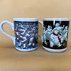 Coca-Cola Partying Polar Bears Gibson Mugs-1996 Pair