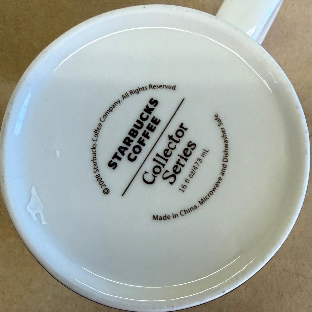 Starbucks Global Icon Collector Series Pike Place Market Mug-2008