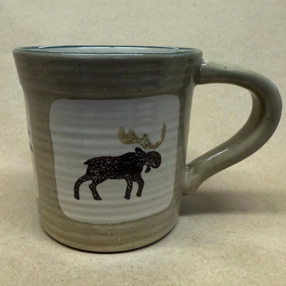 Sonoma Lodge Moose Cabin Bear Stoneware Mug