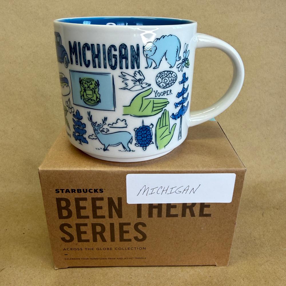 Starbucks Been There Series Michigan Ornament Mug NIB-2022