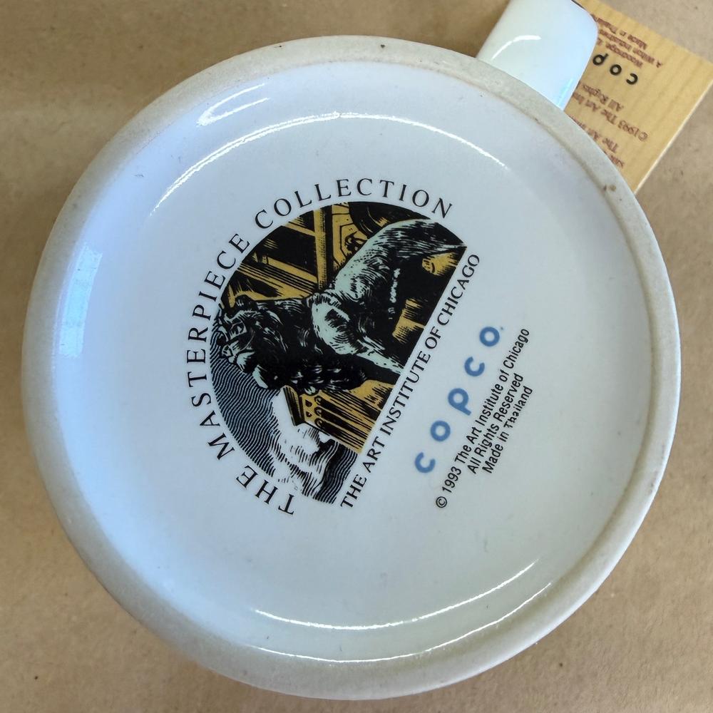 Art Institute Of Chicago Grant Wood American Gothic Mug NIB-1993