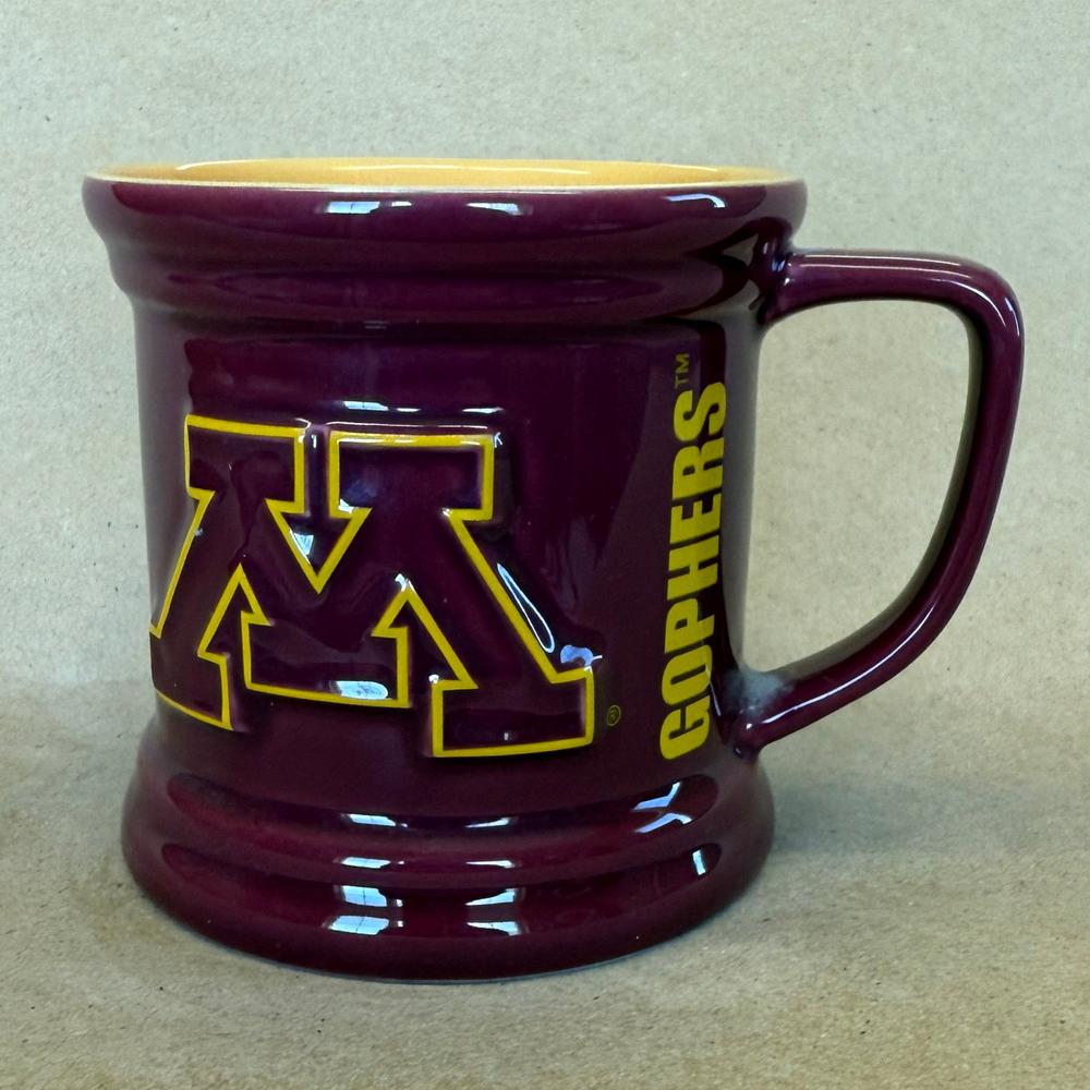 University of Minnesota Embossed M Gophers Mug