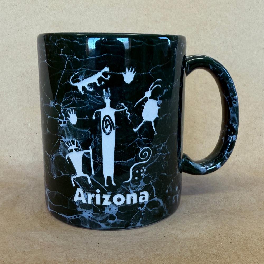 Arizona Marbled Etched Petroglyphs Mug