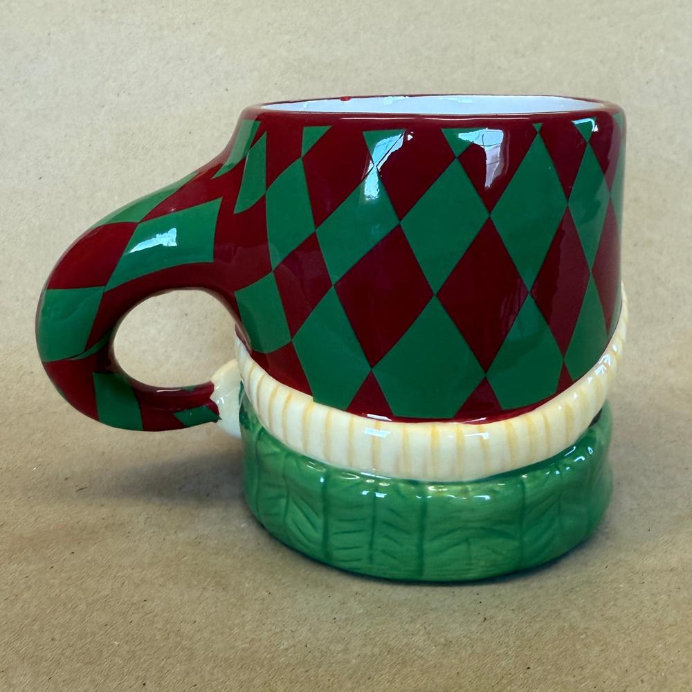 Certified International Susan Winget Christmas Penguin 3D Mug