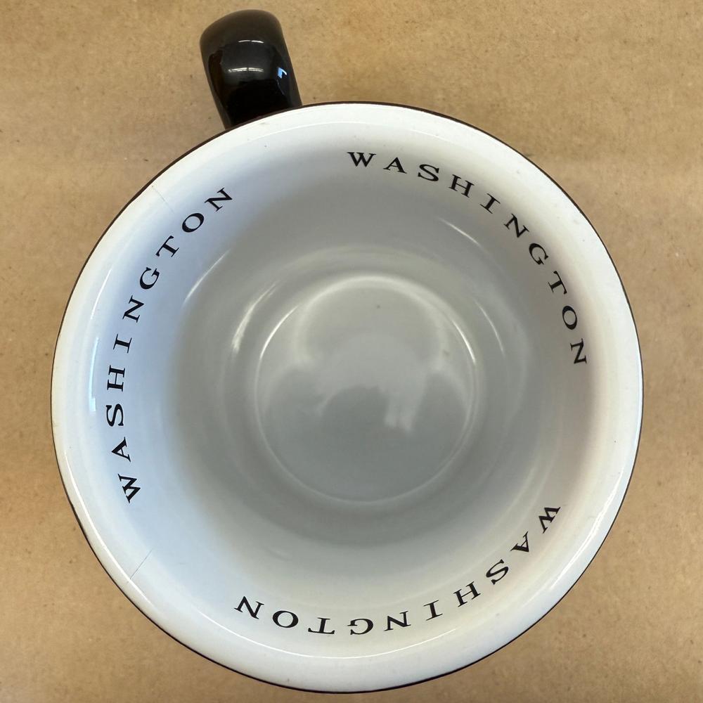 Washington Whales Tall Black Mug
