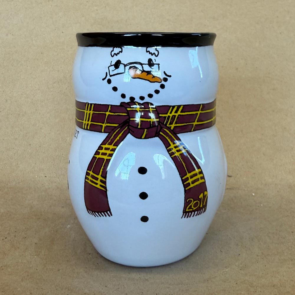 Christkindlmarket Kinder Club Snowman Christmas Mug-2017